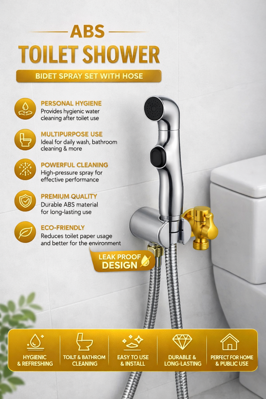 Premium Quality ABS Muslim Shower Set by MB Sanitary Store