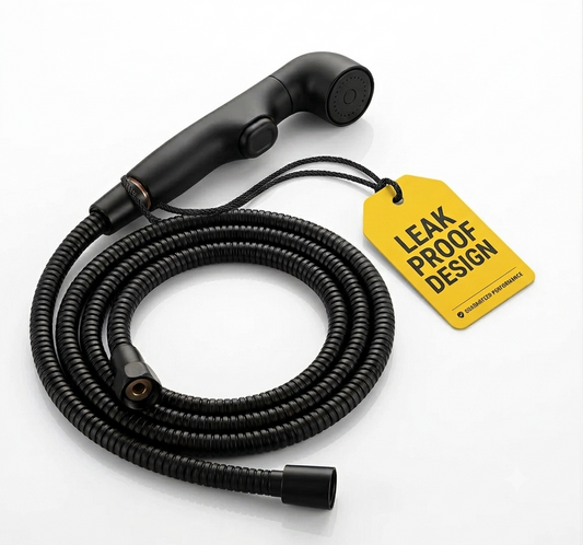 Premium Quality Black ABS Muslim Shower Set by MB Sanitary Store